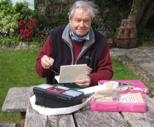 Add your one line caption using the Image tab of the Web Properties dialog